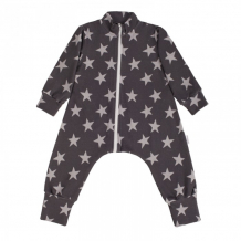Купить bambinizon комбинезон-пижама на молнии звезды лкм-бк-звезд