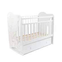 Купить детская кроватка sweet baby rosmini с ящиком (колесо-качалка) 426695