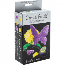 Купить 3d головоломка crystal puzzle бабочка ( id 12659142 )