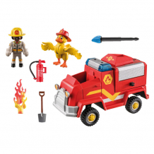 Купить playmobil игровой набор пожарная машина 70914