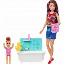 Купить игровой набор barbie няня сиреневые волосы ( id 10498931 )