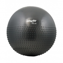Купить starfit мяч гимнастический полумассажный антивзрыв gb-201 75 см 