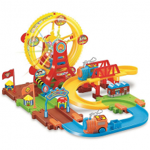 Купить железная дорога devik toys "колесо обозрения" с поездом ( id 7452443 )