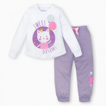 Купить kaftan пижама для девочки (брюки, джемпер) котенок 332514
