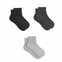Купить носки детские, 3 пары, серый mothercare 997249790