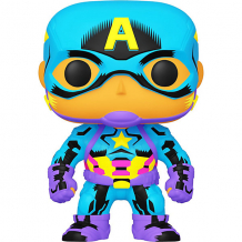 Фигурка Funko POP! Bobble: Marvel: Black Light: Капитан Америка, 48845 ( ID 16199003 )