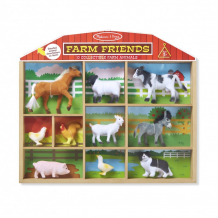 Купить melissa & doug классические игрушки фигурки животных ферма 594