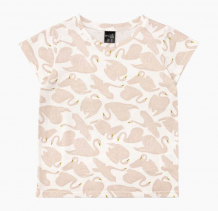 Купить mjolk футболка для девочки лебеди 