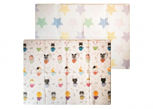 Купить игровой коврик mambobaby двухсторонний soft cat & star (книжка) 190х130х1 см nach-3136