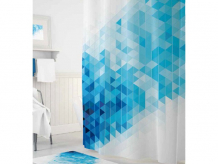 Купить tropikhome шторы для ванн полиэстер digital printed blue squares 180х200 см trp.sc.dp.blue_sq