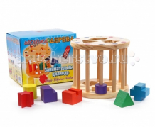 Купить деревянная игрушка мир деревянных игрушек занимательный цилиндр д028