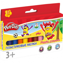 Купить восковые мелки академия групп "play-doh", 12 цветов ( id 7319935 )
