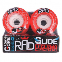 Купить колеса для скейтборда для лонгборда rad glide wheels red 80a 70 mm красный ( id 1117981 )