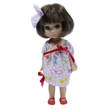 Купить berjuan s.l. кукла luci в розовом платье с бантами 22 см 1100br