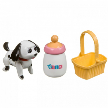 Купить интерактивная игрушка bondibon собачка с бутылочкой и корзинкой вв3396