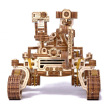 Купить wood trick механическая деревянная сборная модель робот марсоход 1234-86