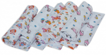 Купить пеленка чудо-чадо для новорожденных ситцевая ассорти 5 шт. птс01-001