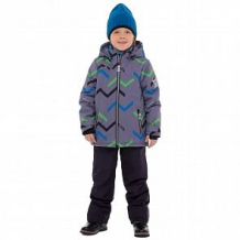 Купить комплект куртка/полукомбинезон stella's kids zigzag, цвет: серый ( id 12494284 )