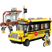 Купить конструктор qman город: школьный автобус, 440 деталей ( id 16188542 )
