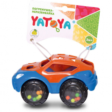 Купить машинка-неразбивайка яигрушка yatoya, оранжево-синяя ( id 11068297 )