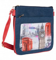 Купить сумка kenka, цвет: красный/синий ( id 7874227 )