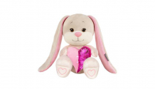 Купить мягкая игрушка jack&lin зайка с розовым сердцем 25 см jl-051901-25-1
