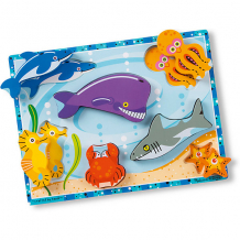 Пазл Melissa&Doug "Мои первые пазлы" Морские обитатели, 7 элементов ( ID 11033722 )