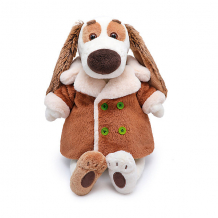 Купить мягкая игрушка budi basa собака бартоломей в меховом пальто, 27 см ( id 13408023 )