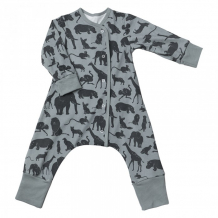 Купить bambinizon пижама-комбинезон на кнопках сафари пнк-саф