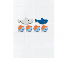 Купить quut мягкий 2d пазл для игры в ванне акулы (10 элементов) 171041