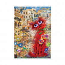 Купить пазл art puzzle красная кошка, 260 деталей ( id 15101388 )