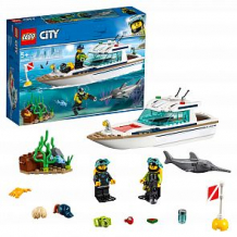 Купить конструктор lego city great vehicles 60221 яхта для дайвинга ( id 10205778 )
