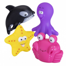 Купить курносики набор игрушек для ванны морские животные 4 шт. 25032