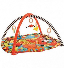 Купить развивающий коврик жирафики ушастики с 6 игрушками ( id 3826441 )