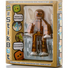 Купить игрушка-фигурка, коричневая, stikbot ( id 5210630 )