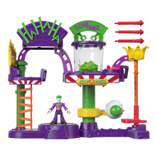 Купить mattel imaginext gbl26 &quot;веселый&quot; дом джокера с трамплином