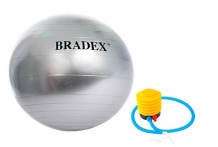 Купить bradex мяч для фитнеса фитбол-85 с насосом sf 0354