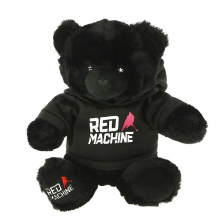 Купить softoy c2011325 игрушка мягкая медведь черный в толстовке 25 см.