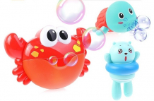 Купить ural toys игрушка для купания, пускающая мыльные пузыри краб 2031