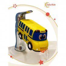 Купить lala-kids детская насадка-удлинитель на кран автобус llk005520желтый