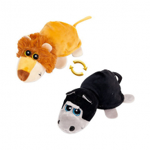 Купить мягкая игрушка teddy "перевертыши" лев-обезьяна, 16 см ( id 7941959 )