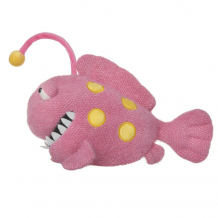 Купить мягкая игрушка abtoys knitted рыба удильщик вязаная с подсветкой 32 см m4915