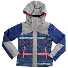 Купить куртка утепленная детская roxy flicker girl sodalite blue_asta синий,серый ( id 1187416 )