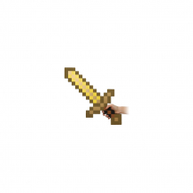 Купить пиксельный меч, золотой, 60 см, minecraft ( id 4986604 )