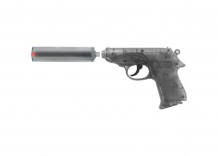 Купить sohni-wicke пистолет специальный агент ppk 25-зарядные gun с глушителем 0472-07f