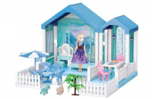 Купить sharktoys сборный кукольный домик snow princess 1-этажный (2 комнаты) 11500011