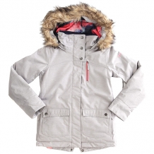 Купить куртка утепленная детская roxy tribe girl heritage heather серый ( id 1189276 )