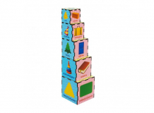 Купить деревянная игрушка ань-янь кубики-пирамидки формы псд016