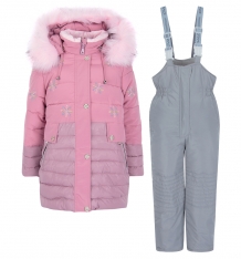 Купить комплект куртка/полукомбинезон ovas снежана, цвет: розовый ( id 9935910 )