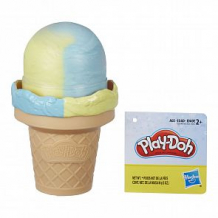 Купить набор для лепки из пластилина play-doh мороженое желто-голубое ( id 11801500 )